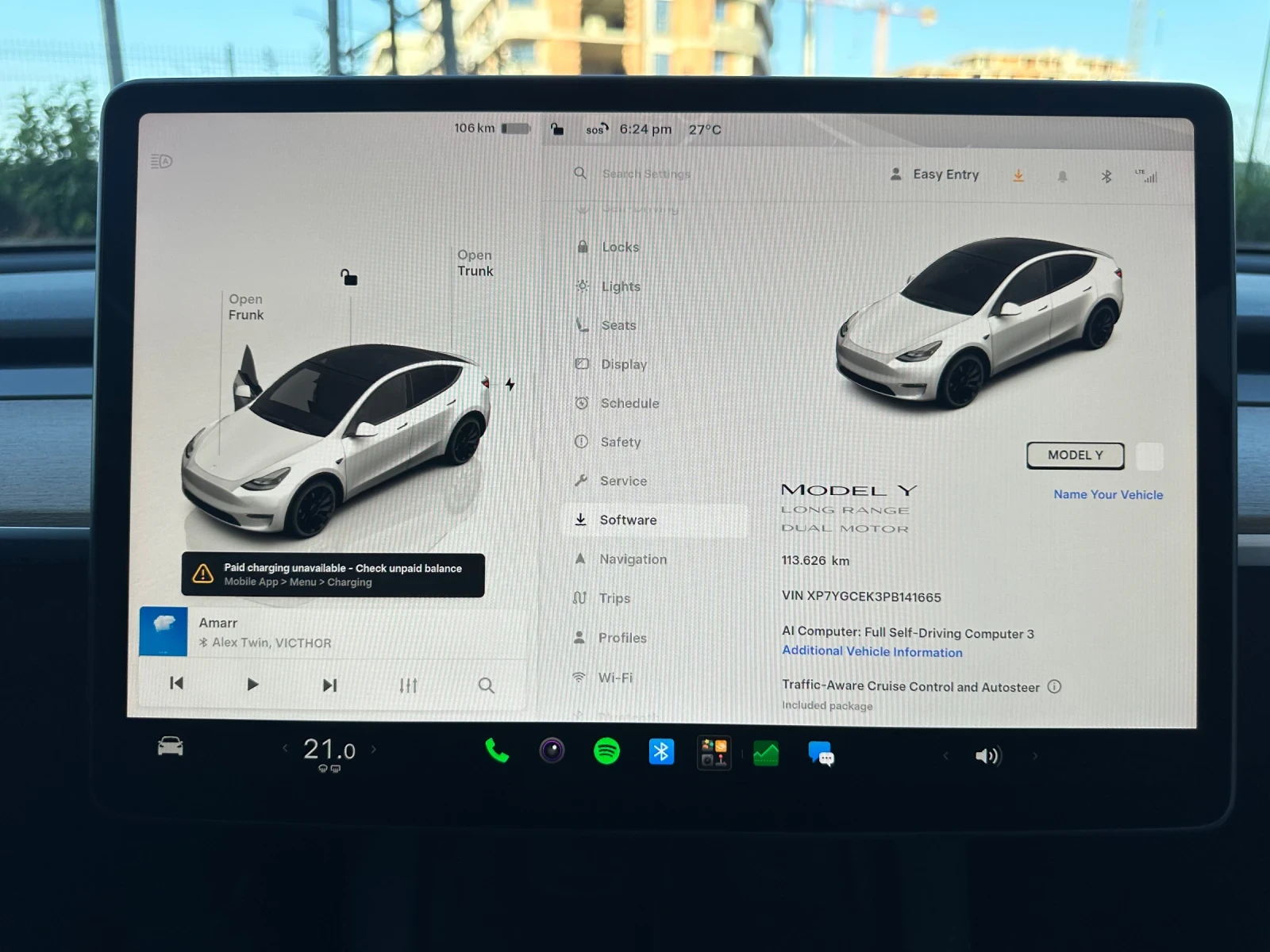 Tesla Model Y LONG RANGE/DUAL MOTOR/AWD/ЕВРОПЕЙСКА/ГАРАНЦИЯ, снимка 17 - Автомобили и джипове - 55551856
