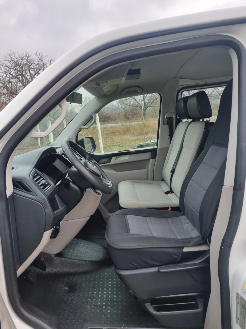 VW Transporter 2.0tdi 8+ 1 местен дълга база., снимка 10 - Бусове и автобуси - 53439082