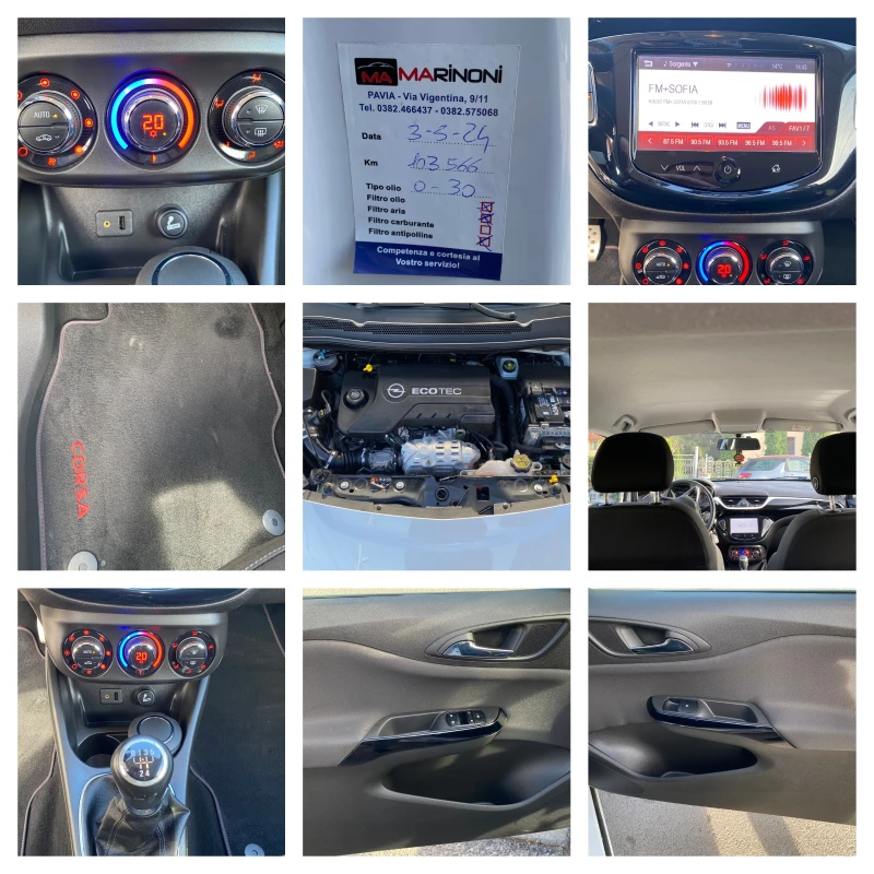 Opel Corsa 1.3D-LED-NAVI-PDC-EURO6B-KLIMATRONIK-106000km-95ks, снимка 15 - Автомобили и джипове - 47670467