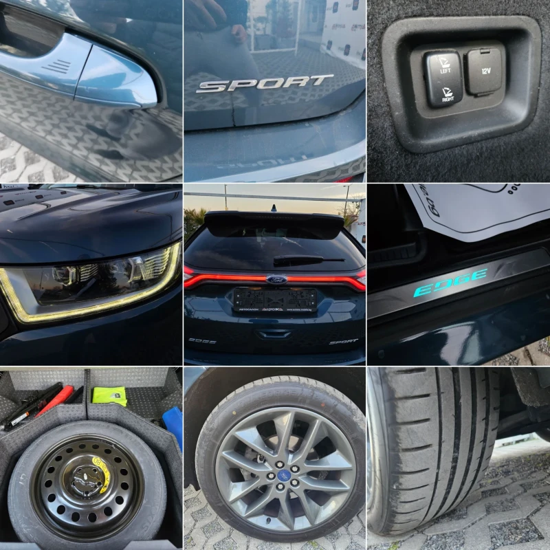 Ford Edge 2.0TDCI-210кс= * SPORT* = ДИСТРОНИК= ПАНОРАМА= FUL, снимка 16 - Автомобили и джипове - 48633303