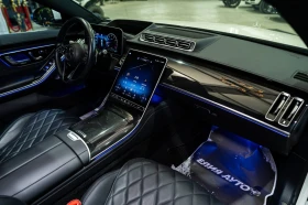 Mercedes-Benz S 580 FULL AMG LINE LED ПАНО BURM HUD 360 ЛИЗИНГ 100%, снимка 13