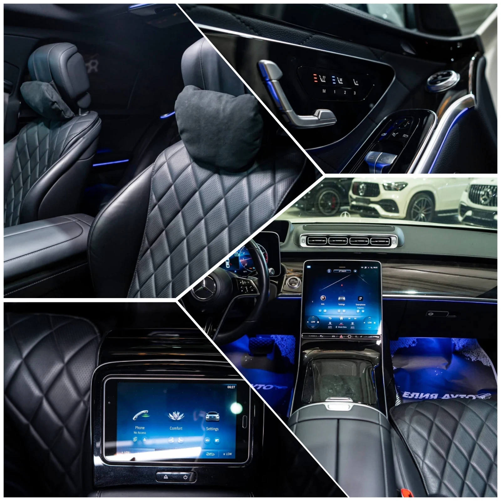 Mercedes-Benz S 580 FULL AMG LINE LED ПАНО BURM HUD 360 ЛИЗИНГ 100%, снимка 16 - Автомобили и джипове - 55873897