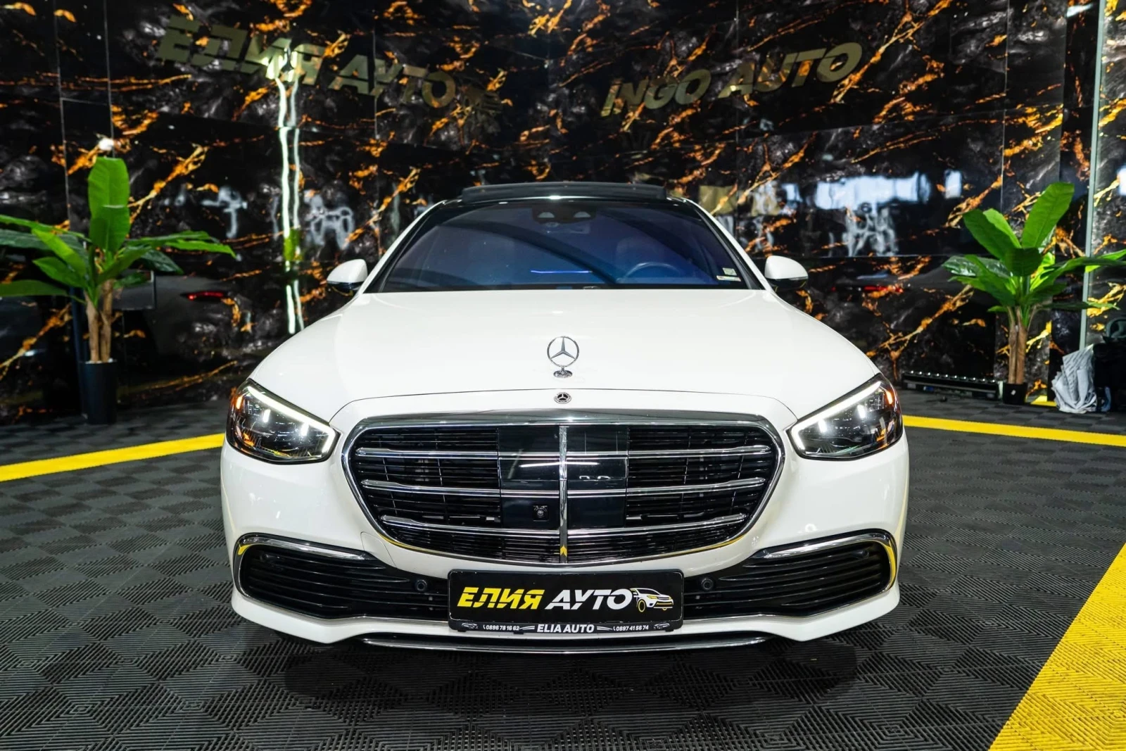 Mercedes-Benz S 580 FULL AMG LINE LED ПАНО BURM HUD 360 ЛИЗИНГ 100%, снимка 3 - Автомобили и джипове - 55873897