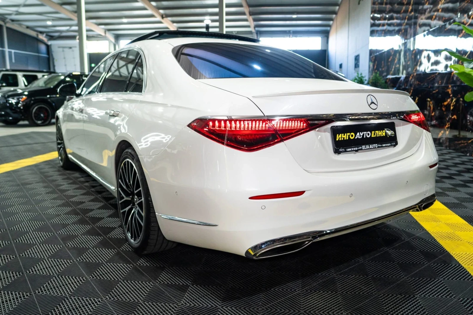 Mercedes-Benz S 580 FULL AMG LINE LED ПАНО BURM HUD 360 ЛИЗИНГ 100%, снимка 5 - Автомобили и джипове - 55873897