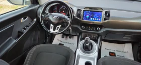 Kia Sportage 1, 7CRDi-116kс* 2014г* LED* ЕВРО5Б* НАВИ* КАМЕРА* , снимка 12