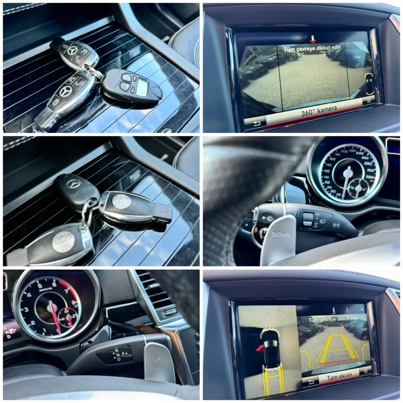 Mercedes-Benz ML 63 AMG DISTRONIC/360CAMERA/HARMAN KARDON/DESIGNO FULL MAX, снимка 17 - Автомобили и джипове - 47455647