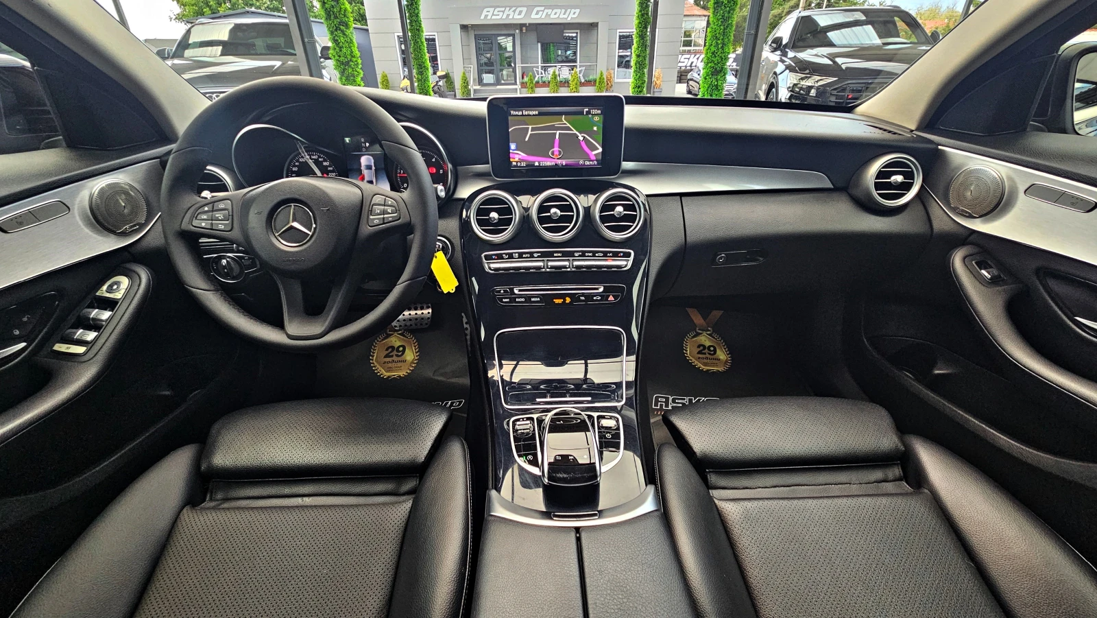 Mercedes-Benz C 220 AMG/9G/GERMANY/DISTRONIC/ПОДГРЕВ/BLACK EDITION/LIZ - изображение 9