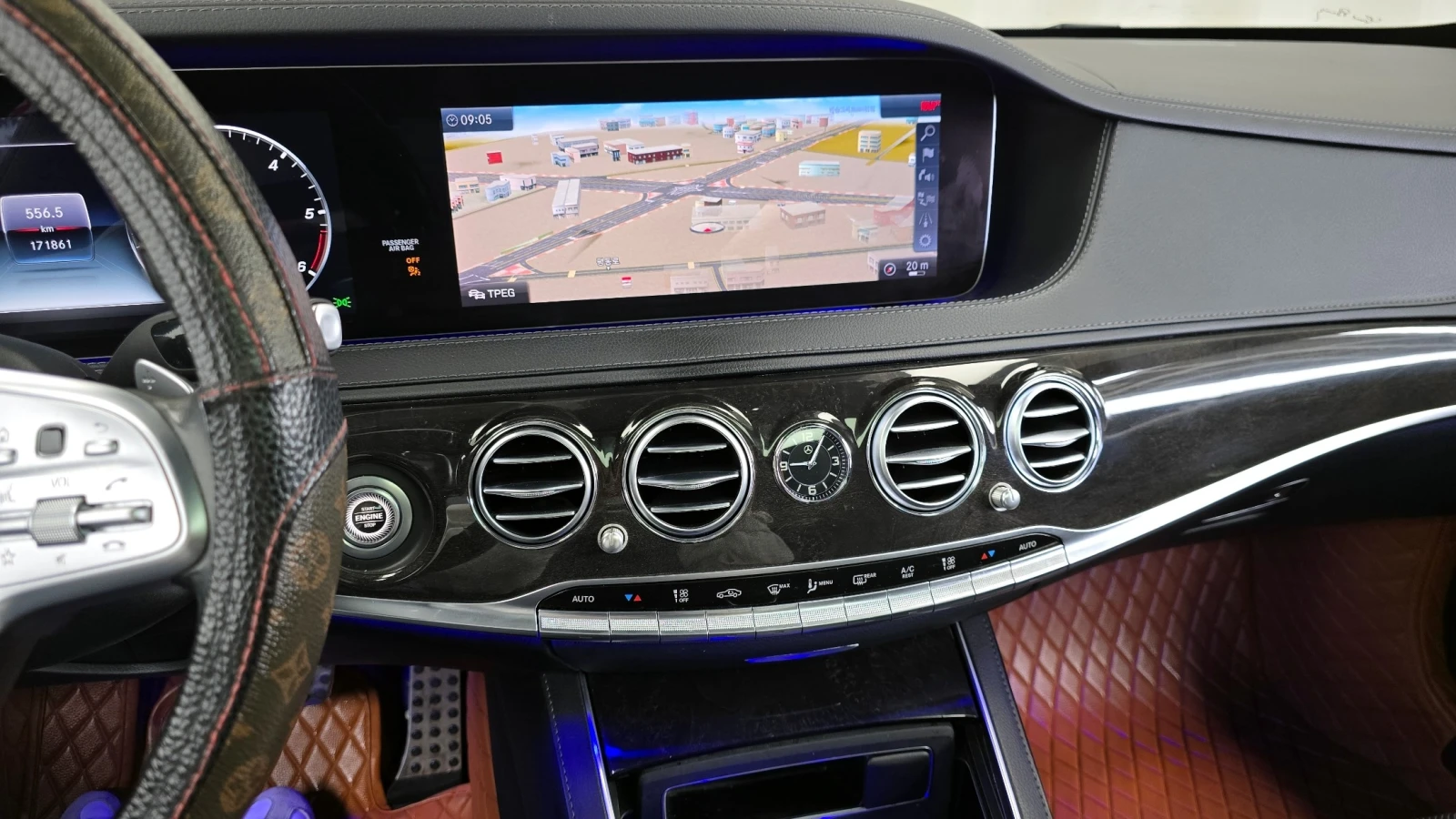 Mercedes-Benz S 350 AMG line/360 Cam/Подгрев/Обдух/HUD/, снимка 10 - Автомобили и джипове - 54661642