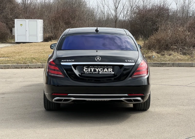 Mercedes-Benz S 560 MAYBACH/4M/FIRST CLASS/EXCLUSIV/DESIGNO/BURM 3D/TV, снимка 5 - Автомобили и джипове - 49313485