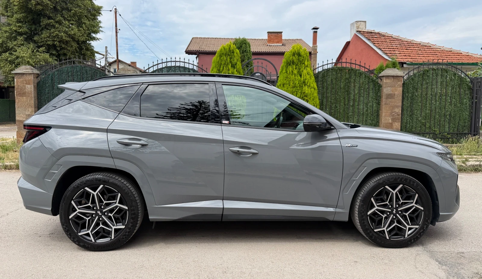Hyundai Tucson 1.6TGDI 48V  N-LINE LUX PACK 4WD Внос Швейцария, снимка 7 - Автомобили и джипове - 55136386