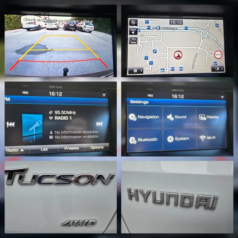 Hyundai Tucson 2.0 PREMIUM-FULL-4x4, снимка 14 - Автомобили и джипове - 52380115