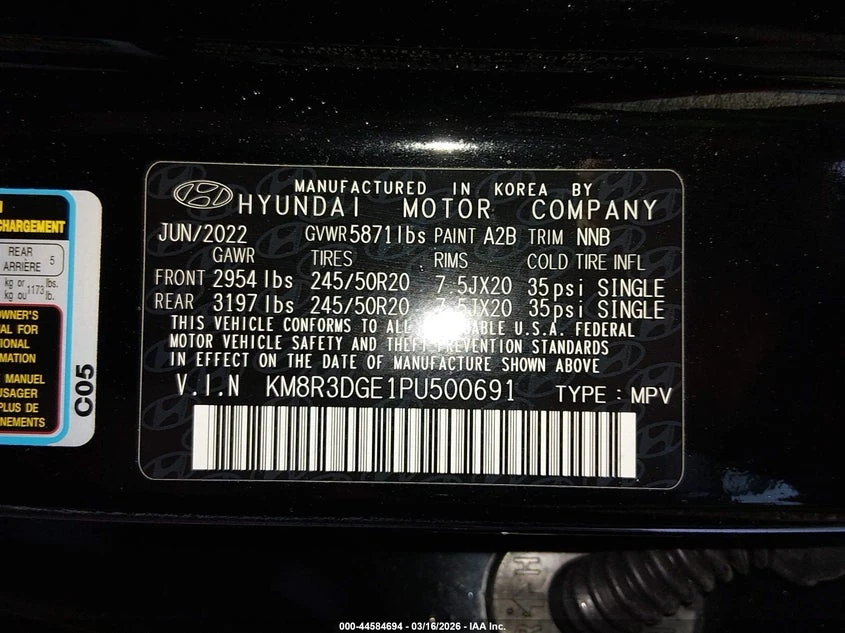 Hyundai Palisade 3.8l Xrt, снимка 9 - Автомобили и джипове - 54071844