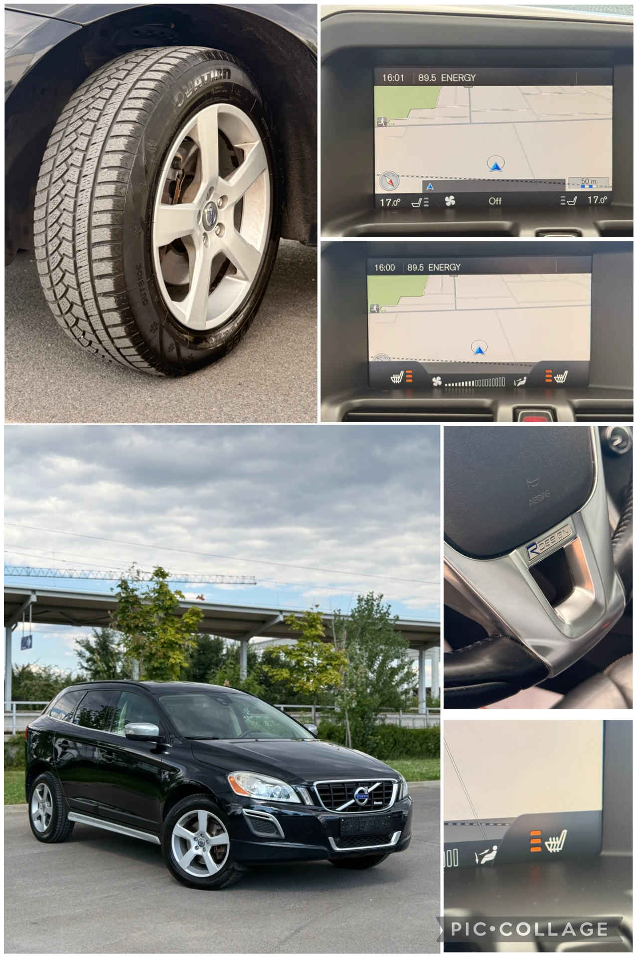Volvo XC60 2.4D* AWD* R-DESIGN* , снимка 16 - Автомобили и джипове - 55455677