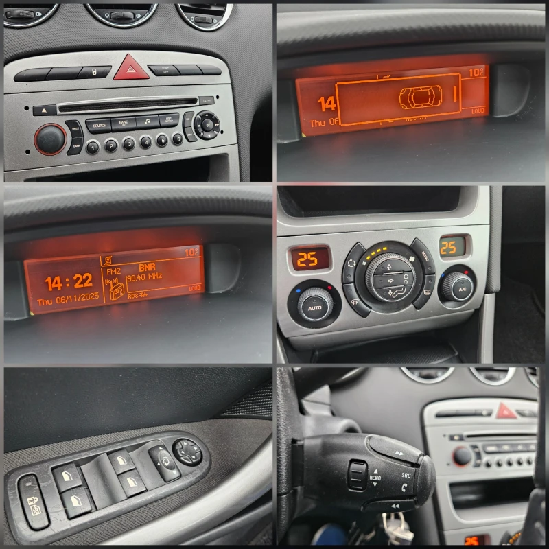 Peugeot 308 1.6 Hdi Klimatik/Facelift, снимка 14 - Автомобили и джипове - 52345838