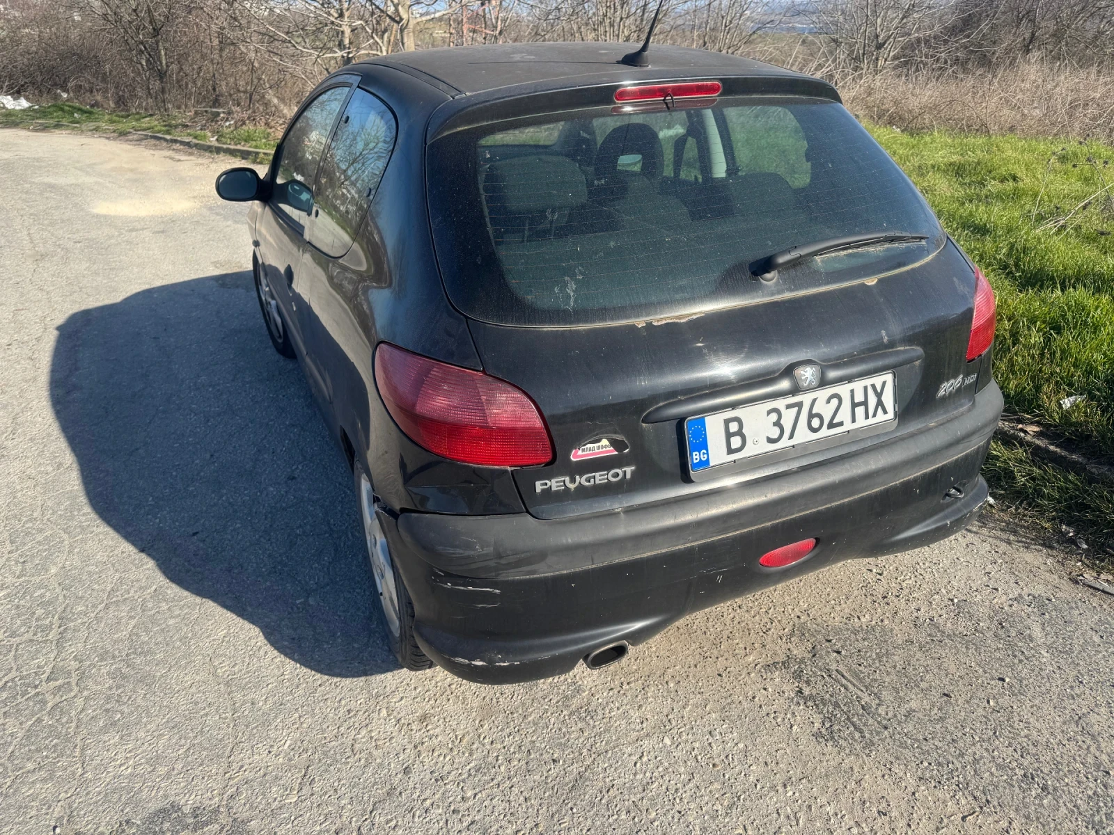 Peugeot 206 2.0 hdi 90к.с. , снимка 3 - Автомобили и джипове - 53815887