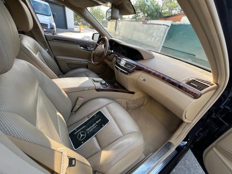 Mercedes-Benz S 550 5.5 LONG 4Х4 ПЕРФЕКТНА 138000 КМ ЗА ГАЗ, снимка 14 - Автомобили и джипове - 47318399