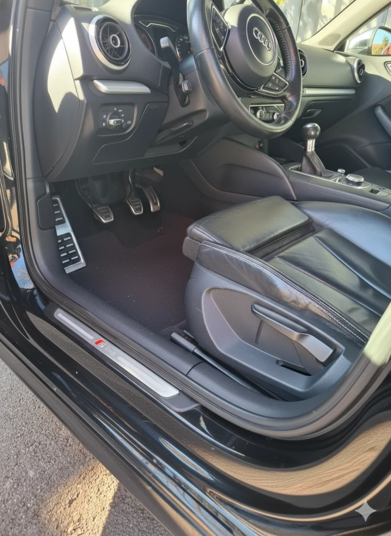 Audi A3 S line Sportpaket - Гаранция/Панорама/Подгрев/Кожа, снимка 9 - Автомобили и джипове - 52396996