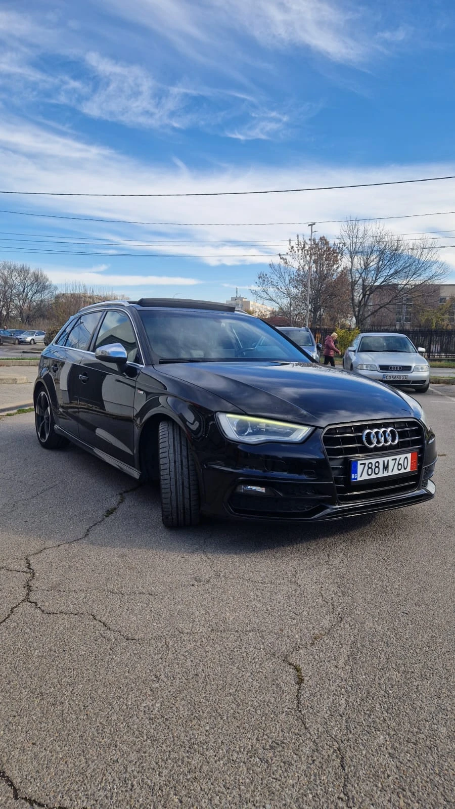 Audi A3 S line Sportpaket - Гаранция/Панорама/Подгрев/Кожа - изображение 2