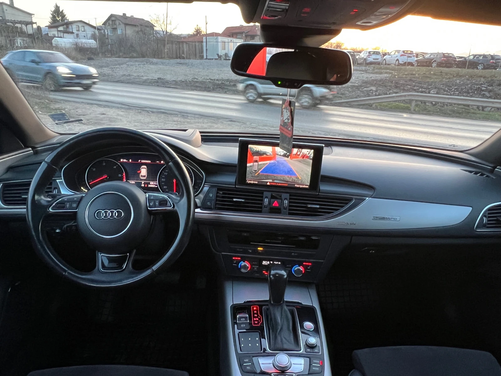 Audi A6 Matrix!!!Head up/Distronik/Вакум /ТОП!!!, снимка 14 - Автомобили и джипове - 53823806