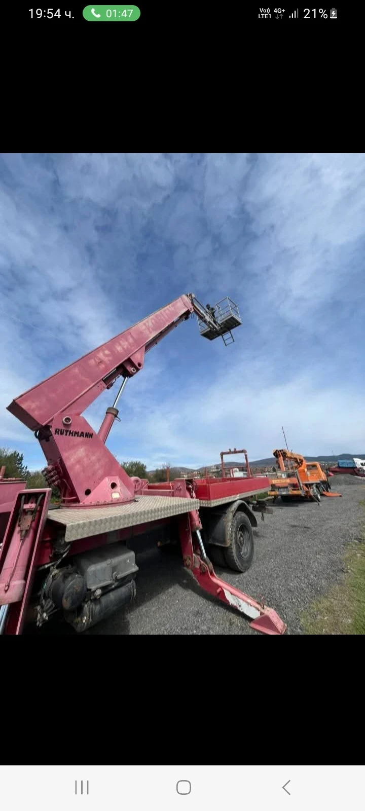 Mercedes-Benz 1622 Автовишка 22метра, снимка 7 - Камиони - 52937210