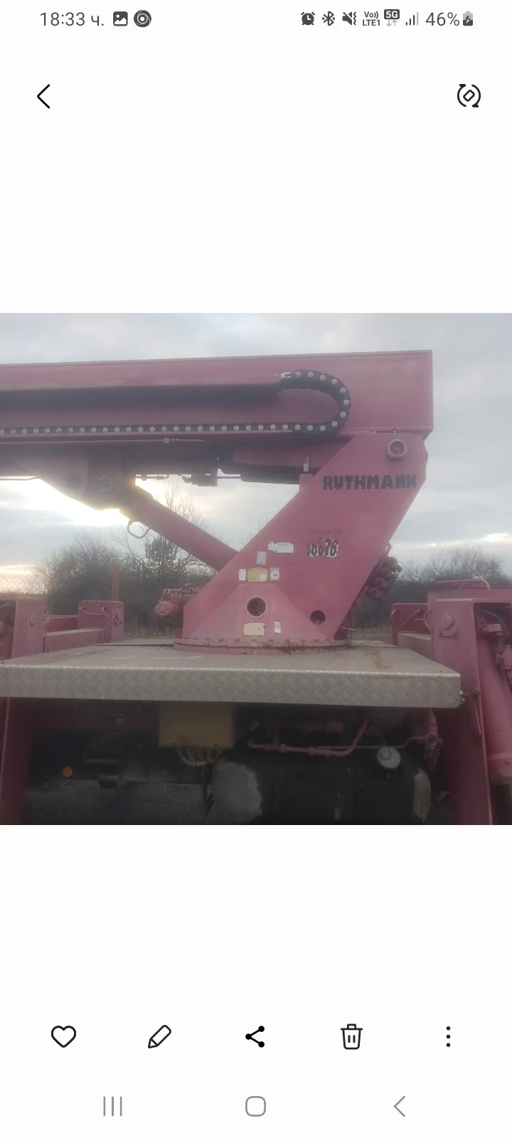 Mercedes-Benz 1622 Автовишка 22метра, снимка 15 - Камиони - 52937210