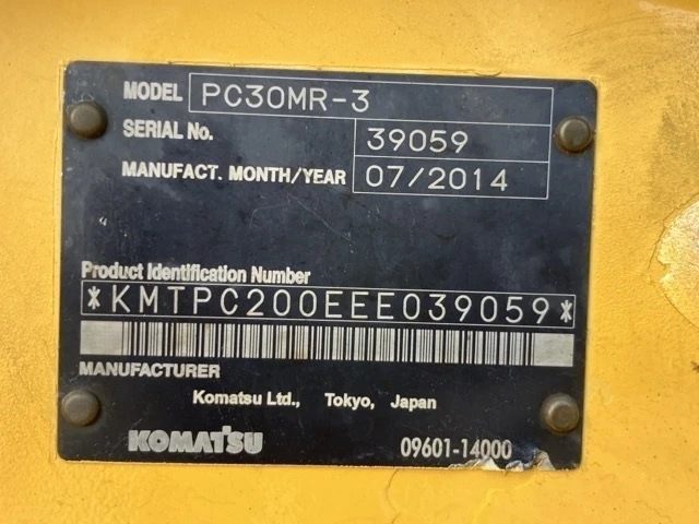 Багер Komatsu PC30MR / КАБИНА / ПЕРФЕКТЕН / ОЧАКВАН ВНОС, снимка 17 - Индустриална техника - 55832606