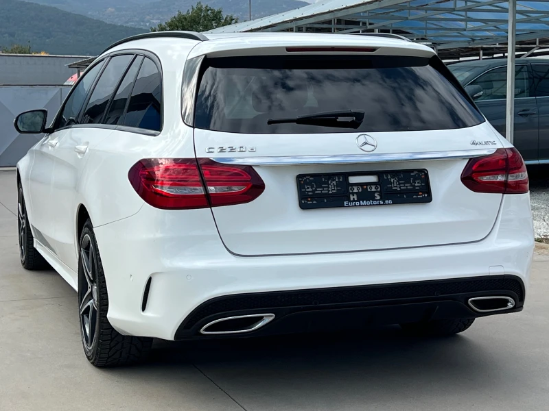 Mercedes-Benz C 220 d, 4-MATIC, AMG LINE, NIGHT PACK, FULL SERVICE-HOB, снимка 6 - Автомобили и джипове - 52076982
