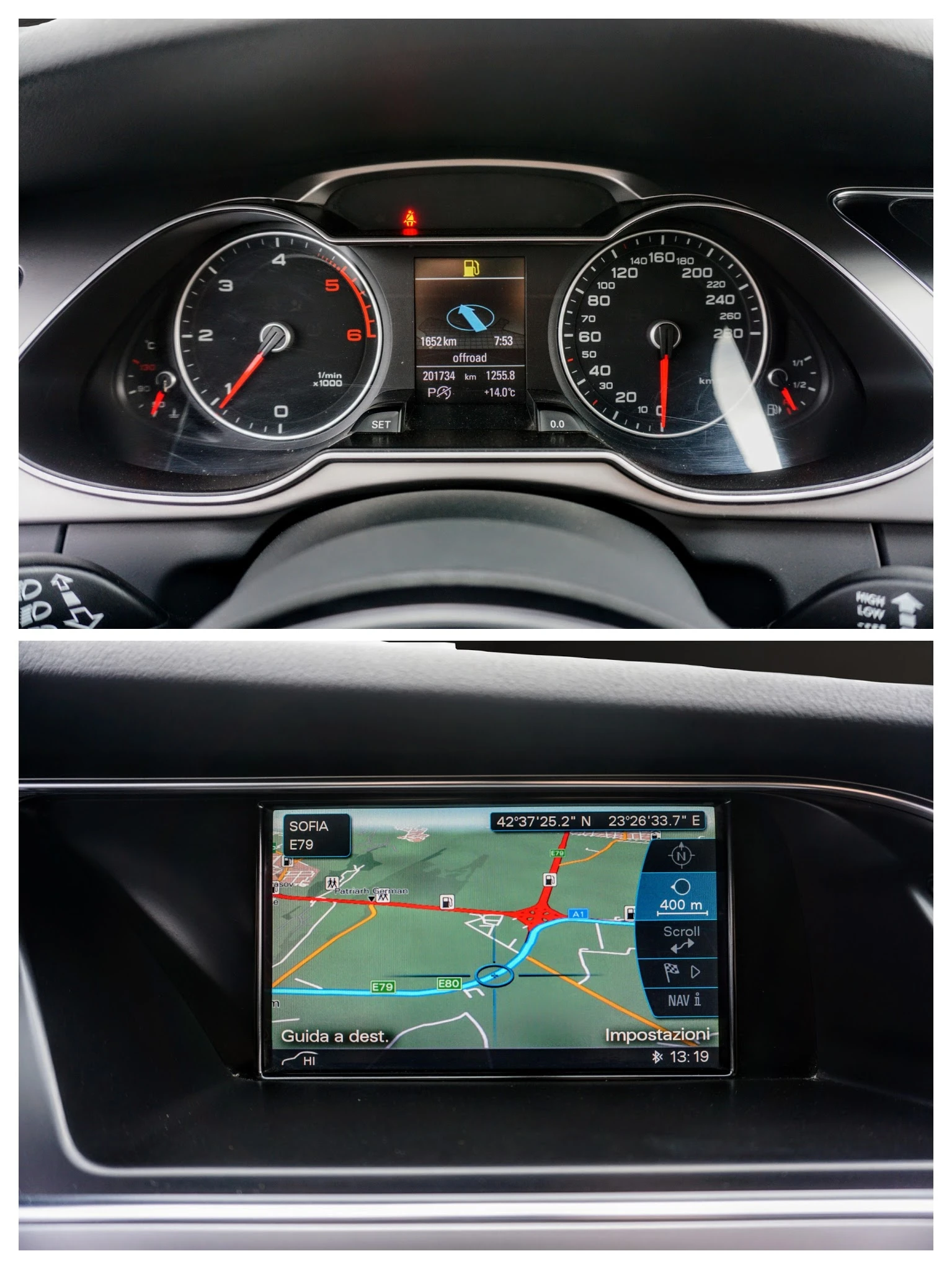 Audi A4 AVANT 2.0TDI MULTITRONIC, снимка 13 - Автомобили и джипове - 26909468