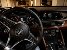 Alfa Romeo Stelvio 76150км. Кафява кожа. От първи собственик. 4х4 | Auto.bg — изображение 5
