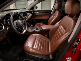 Alfa Romeo Stelvio 76150км. Кафява кожа. От първи собственик. 4х4 | Auto.bg — изображение 3