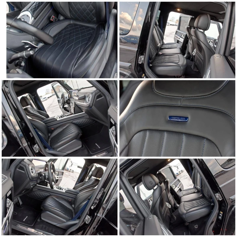 Mercedes-Benz G 63 AMG ОЧАКВАН ВНОС FULL BLACK LINE CARBON ЛИЗИНГ 100%, снимка 14 - Автомобили и джипове - 52556815