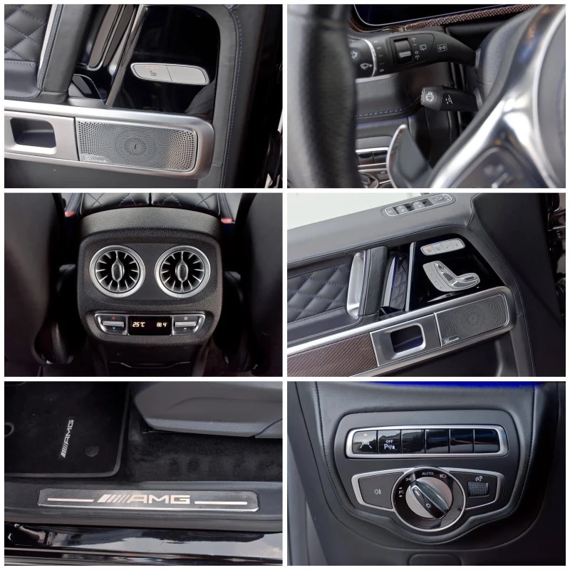 Mercedes-Benz G 63 AMG ОЧАКВАН ВНОС FULL BLACK LINE CARBON ЛИЗИНГ 100%, снимка 13 - Автомобили и джипове - 52556815
