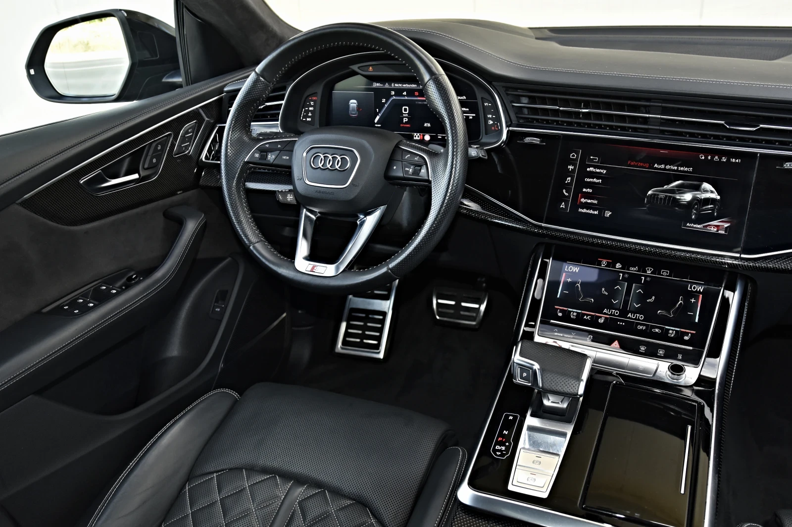 Audi SQ8 4.0 V8T B&O RS-SITZE CARBON 22-RS 360 NIG-VISION | Mobile.bg � ����������� 10