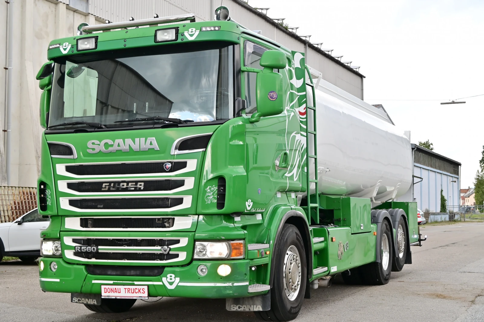Scania R 560 V8 23.550l 2 Камери Помпа, снимка 1 - Камиони - 56124626