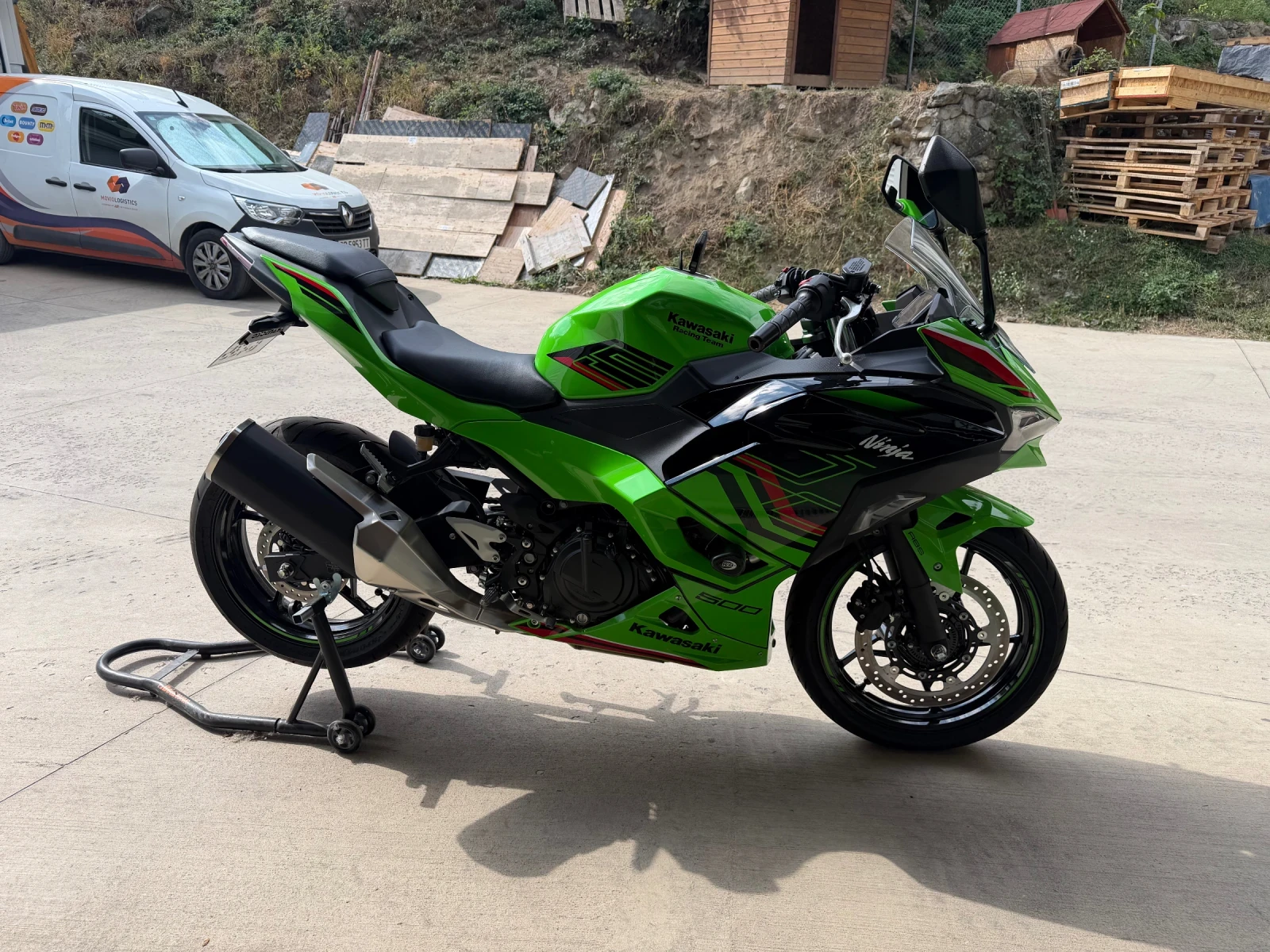 Kawasaki Ninja 500SE 69км!!!!  5900  до 30.09.2026, снимка 4 - Мотоциклети и мототехника - 55425396