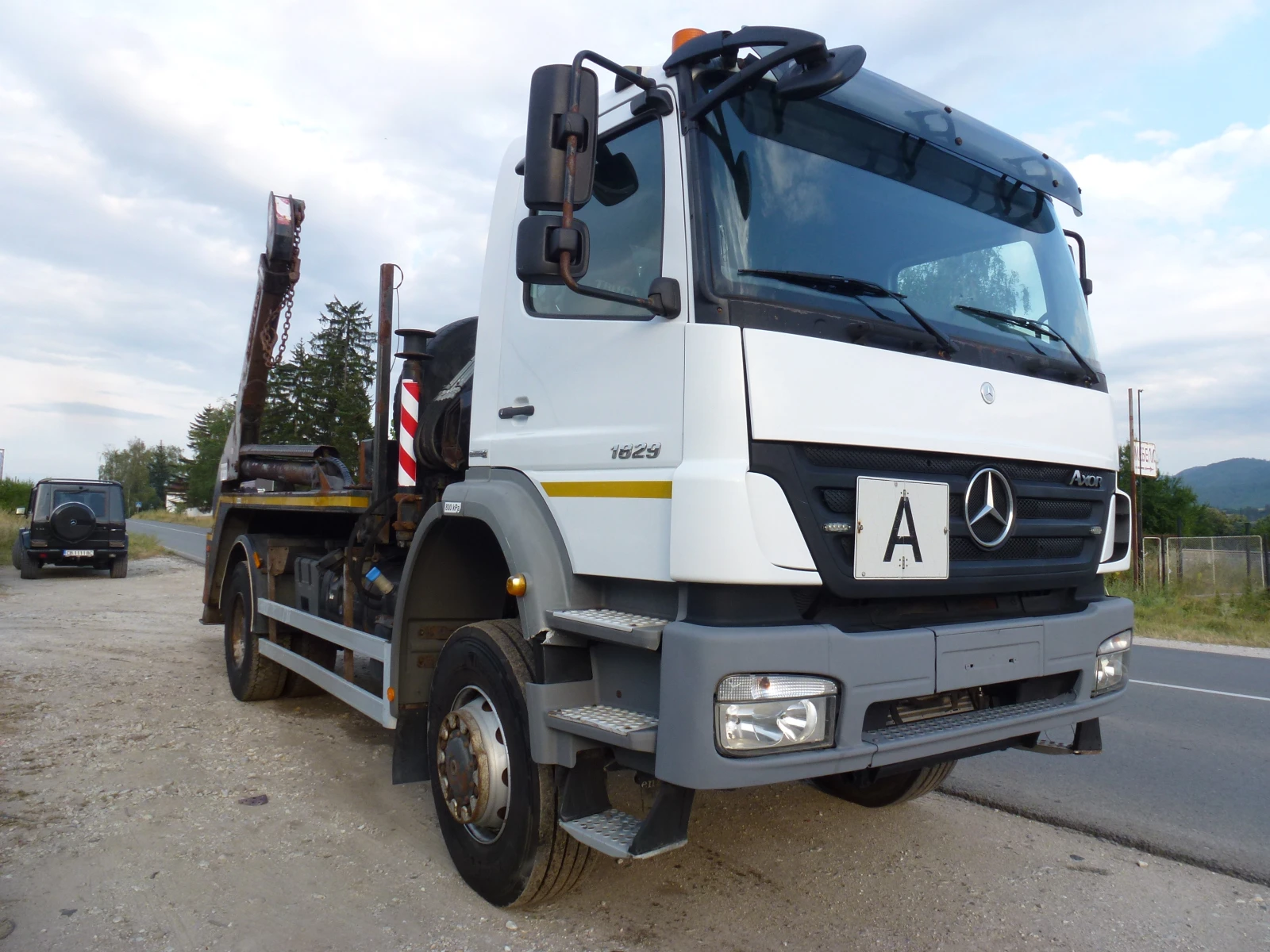 Mercedes-Benz Actros AXOR 4x4 с КРАН, снимка 2 - Камиони - 55316589