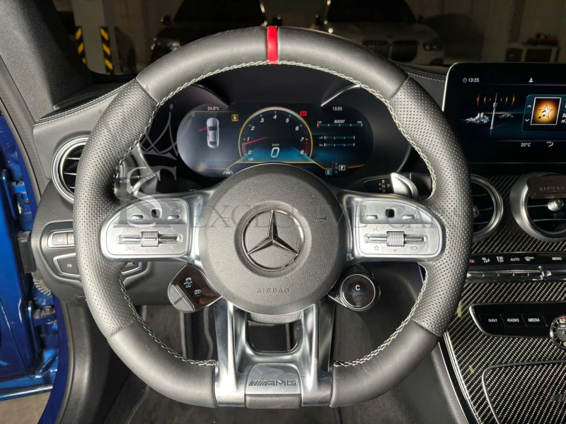 Mercedes-Benz C 63 AMG S * BURMESTER* PANORAMA* CARBON* HUD* ОБДУХВАНЕ* , снимка 10 - Автомобили и джипове - 51832211