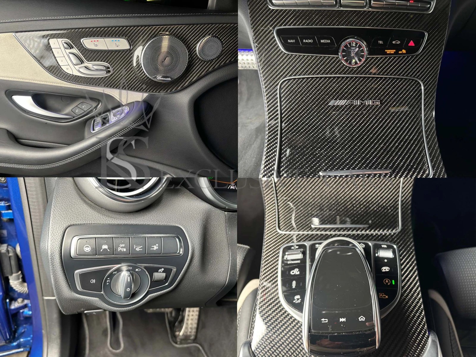 Mercedes-Benz C 63 AMG S * BURMESTER* PANORAMA* CARBON* HUD* *  | Mobile.bg   13