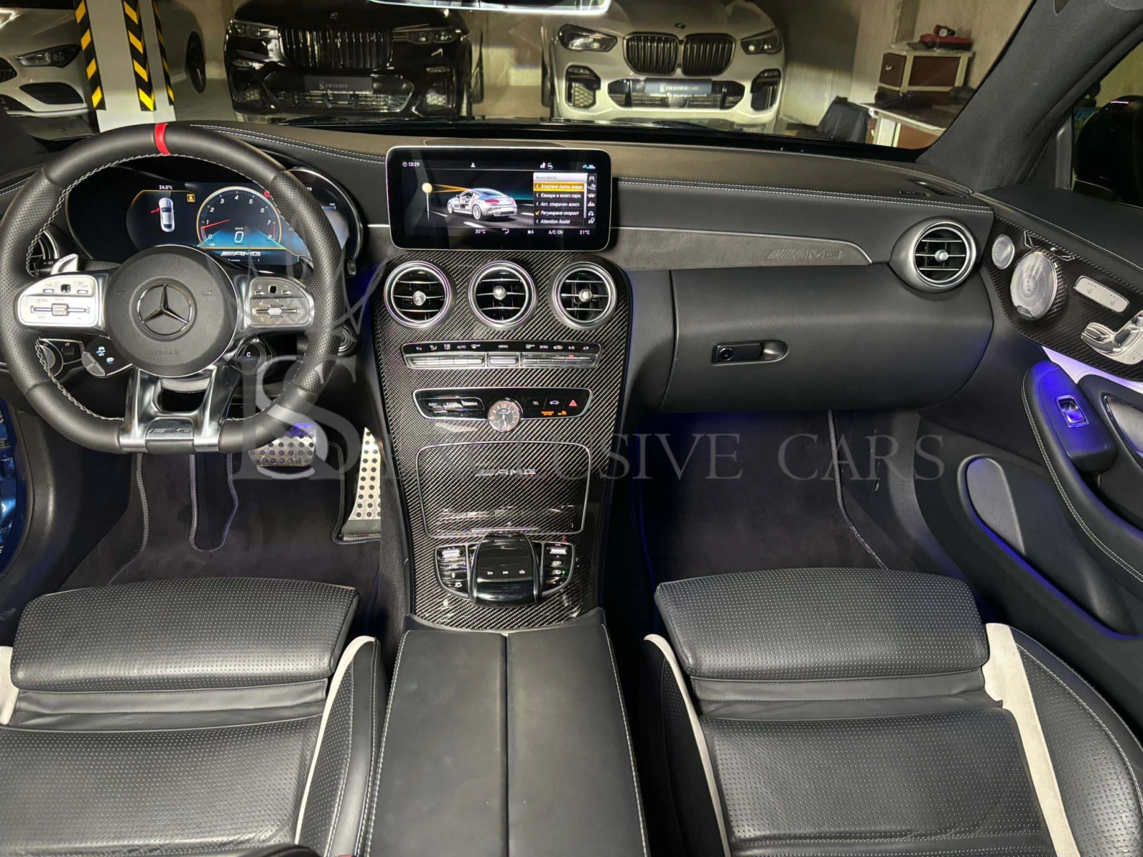 Mercedes-Benz C 63 AMG S * BURMESTER* PANORAMA* CARBON* HUD* *  | Mobile.bg   12