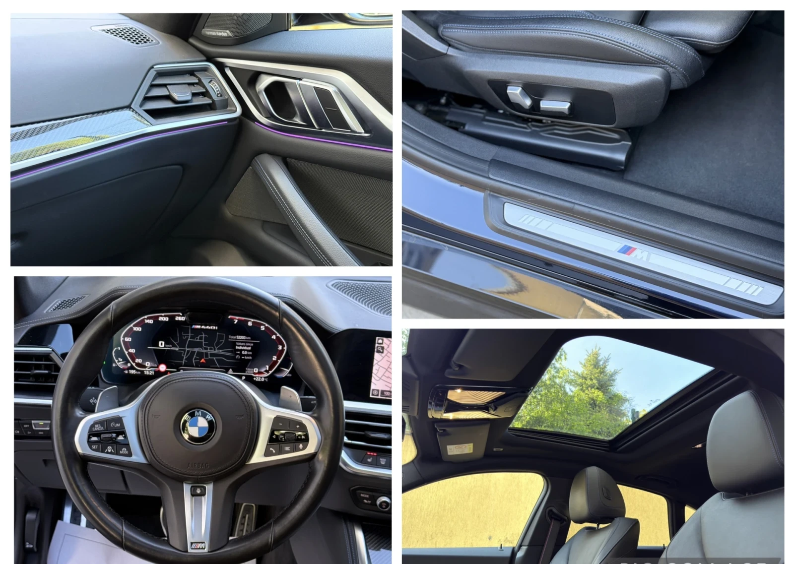 BMW 440 M440i/Gran Coupe/Лизинг Без Първоначална Вноска, снимка 15 - Автомобили и джипове - 54555380