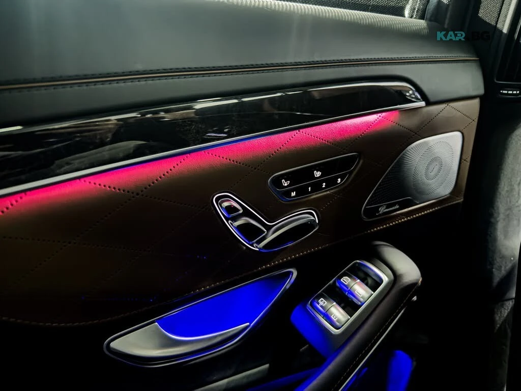 Mercedes-Benz S 63 Burmaster * 360 * HUD * АвтоКредит * (ЦЕНА ДО БГ), снимка 13 - Автомобили и джипове - 56156252