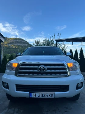 Toyota Sequoia PLATINUM 4x4 ДИСТРОНИК ОБДУХВАНЕ ГАЗ КАМЕРА КОЖА, снимка 1