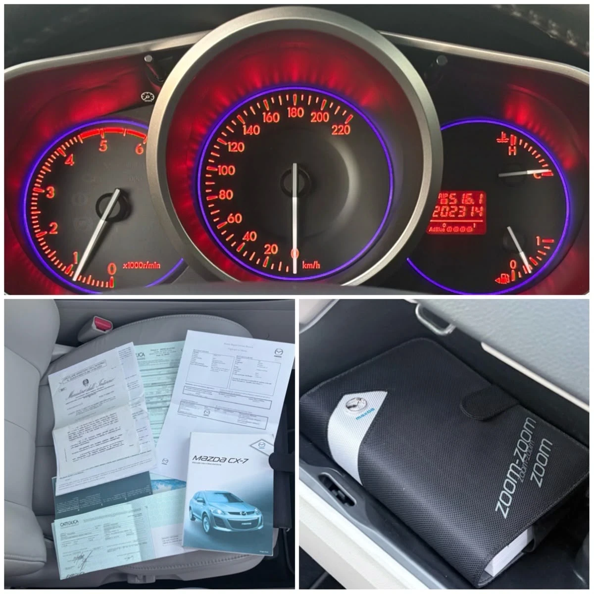 Mazda CX-7 2.2 mzr-cd Sport Tourer, снимка 16 - Автомобили и джипове - 56345167