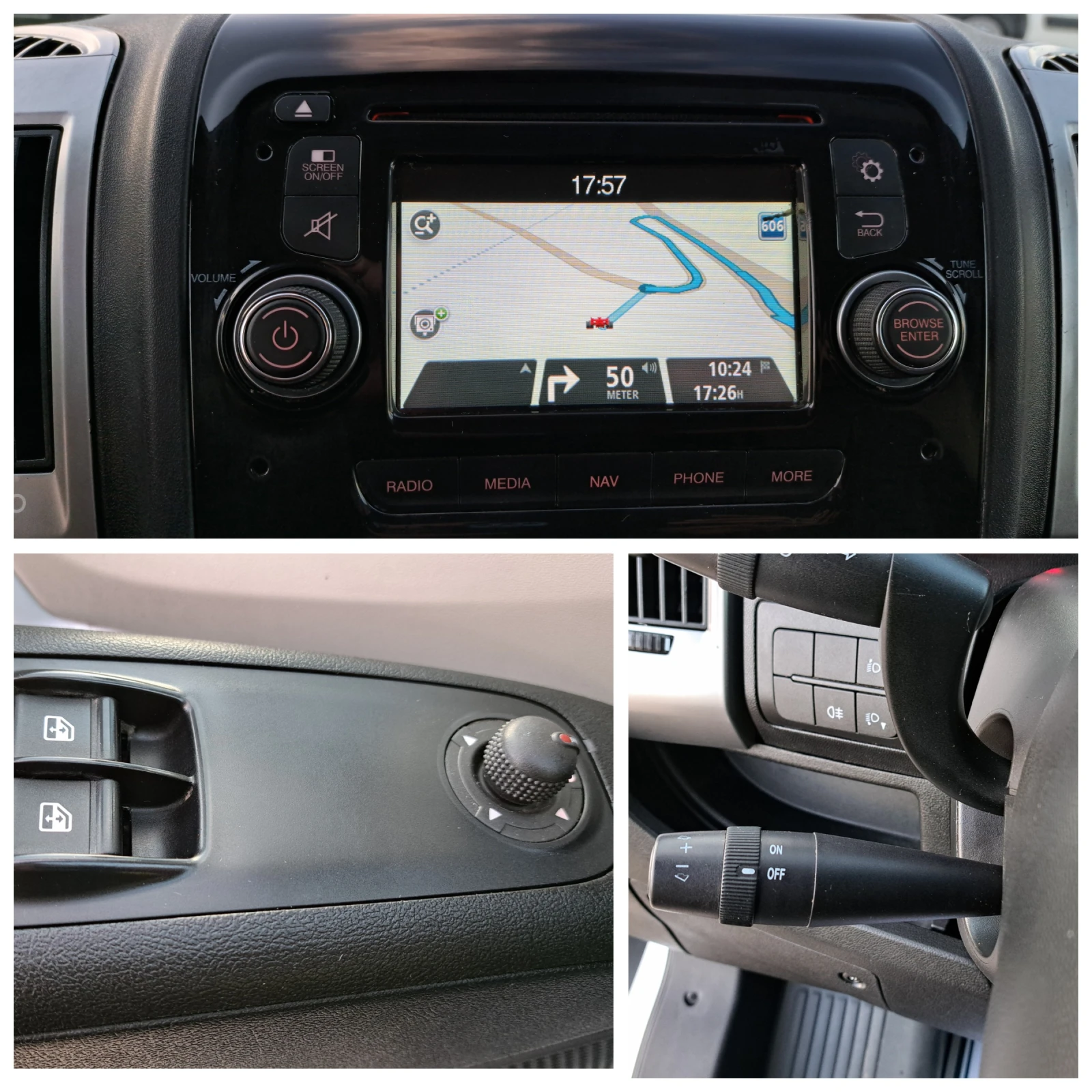 Fiat Ducato 2.3MULTIJET-6ск/КЛИМАТИК/НАВИГАЦИЯ/АВТОПИЛОТ , снимка 12 - Бусове и автобуси - 53788915