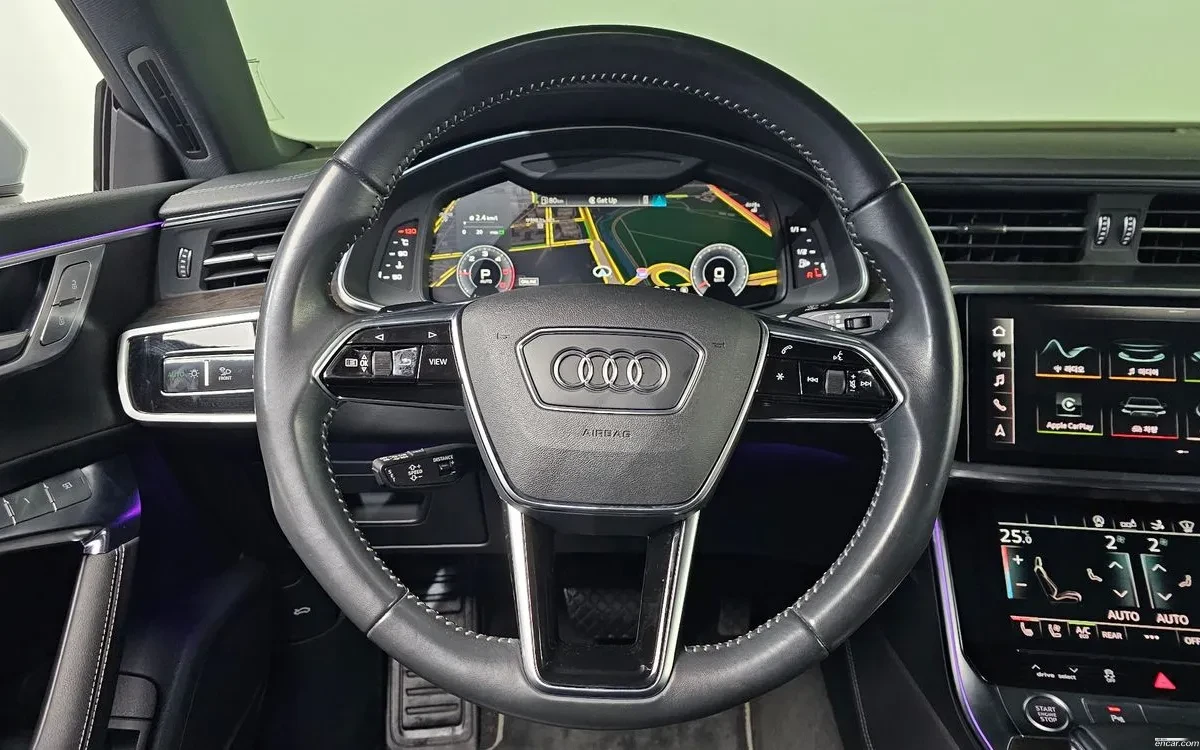 Audi A7 45 TDI Quattro, Distronic, HeadUP, 360-cam, Обдух., снимка 9 - Автомобили и джипове - 54542045