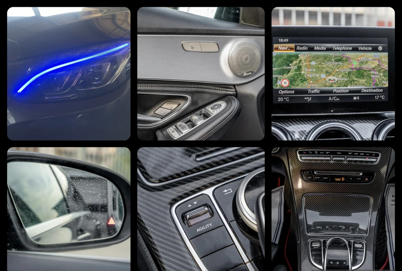 Mercedes-Benz C 220 CDI-BlueTEC-AVANTGARDE-AGILITY-KEYLESS-ПОДГРЕВ-FUL, снимка 11 - Автомобили и джипове - 55435867