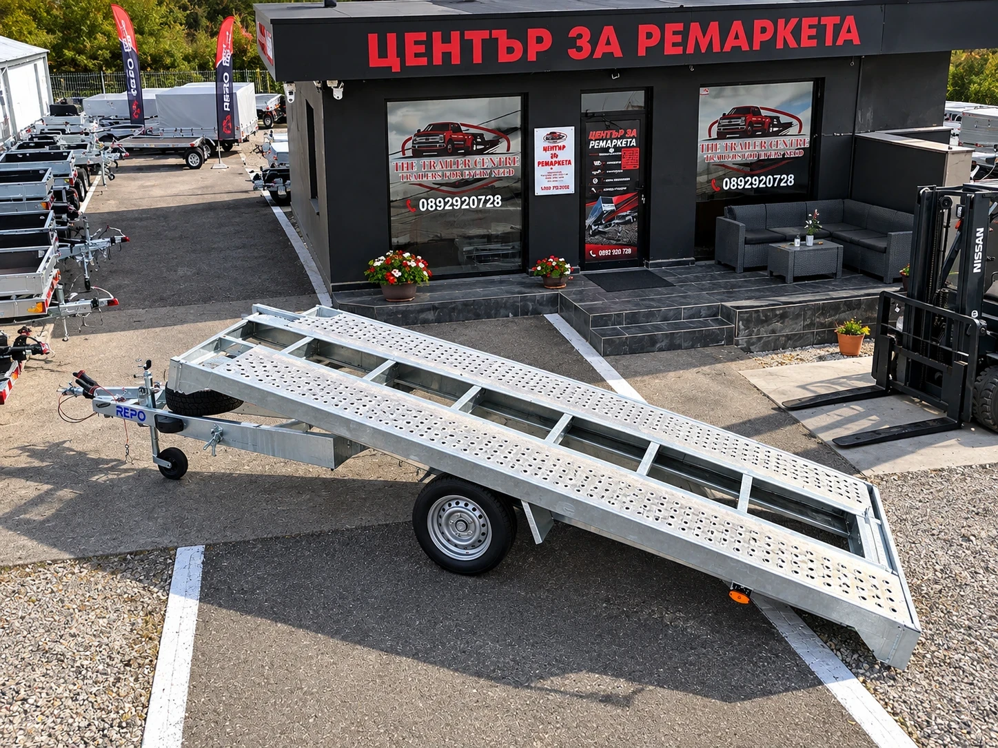За автомобил Agados Самосвална платформа 3.5м х 2м 1500 кг