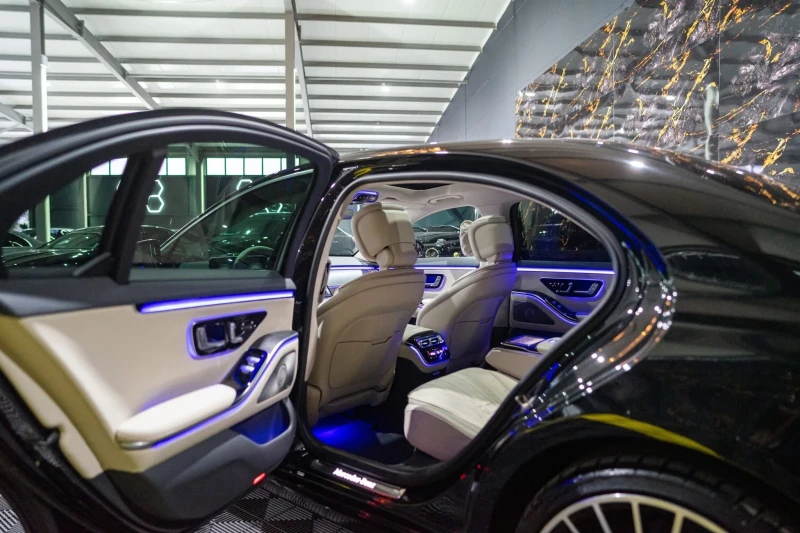 Mercedes-Benz S 350 D LONG AMG LINE ПАНОРАМА BURMEISTER ЛИЗИНГ 100%, снимка 15 - Автомобили и джипове - 52634342