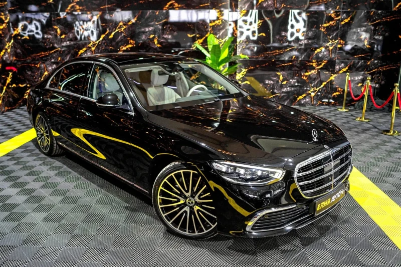 Mercedes-Benz S 350 D LONG AMG LINE ПАНОРАМА BURMEISTER ЛИЗИНГ 100%, снимка 5 - Автомобили и джипове - 52634342