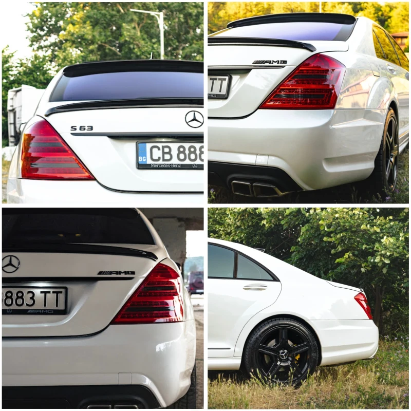 Mercedes-Benz S 500 S550 4-matic Designo-бяла перла!, снимка 12 - Автомобили и джипове - 53356831